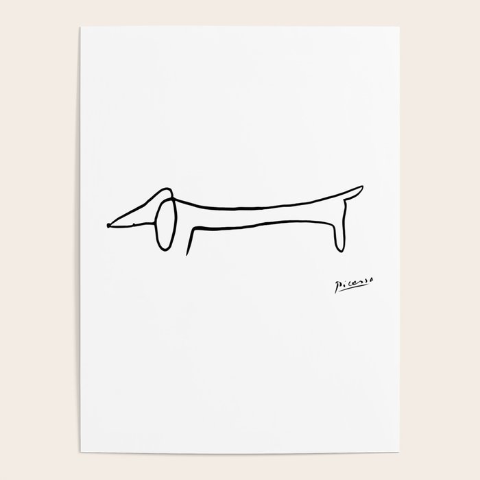 Picasso's sausage dog Poster Gallery Image 4
