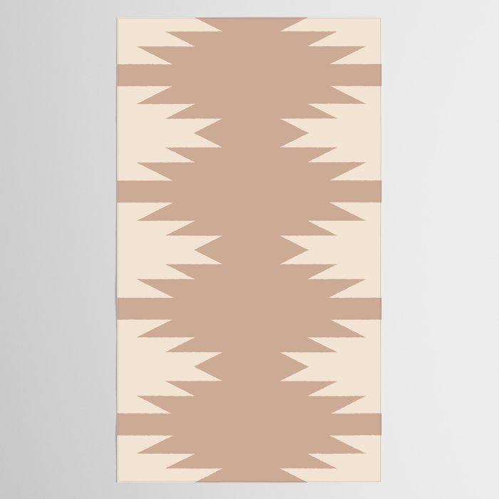 Geometric Southwestern Minimalism - Neutral Natural Beige Tablecloth Gallery Image 2