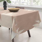 Geometric Southwestern Minimalism - Neutral Natural Beige Tablecloth Gallery Image 3