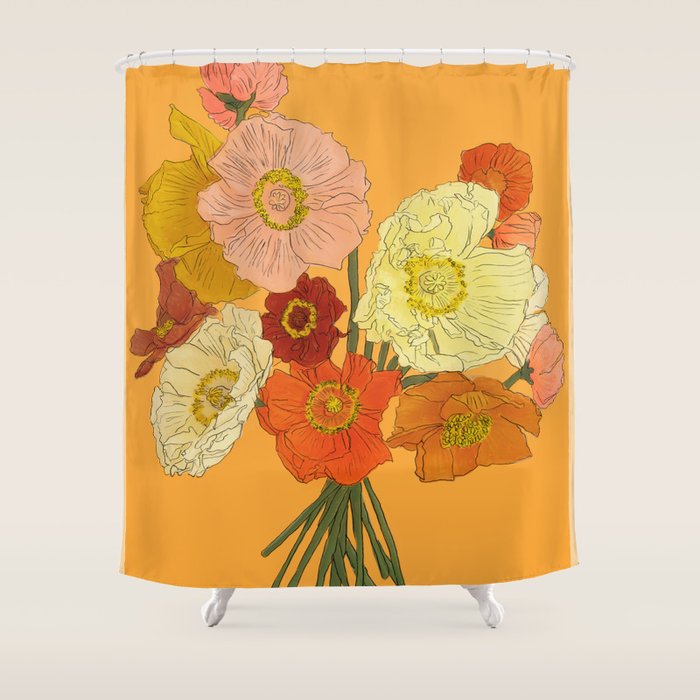 Bountiful Bouquet 2 Shower Curtain Gallery Image 1