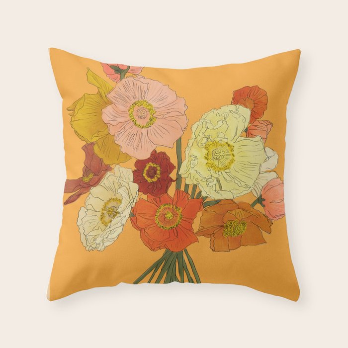 Bountiful Bouquet 2 Throw Pillow Gallery Image 6