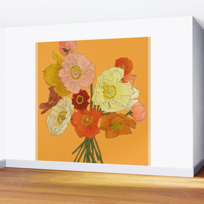 Bountiful Bouquet 2 Wall Mural Gallery Image 2