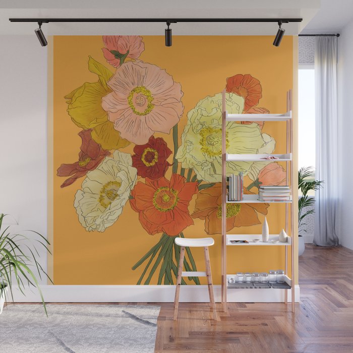 Bountiful Bouquet 2 Wall Mural Gallery Image 1