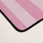 Striped Vertical 2 Pink Desk Mat Gallery Image 4