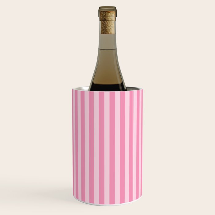 Striped Vertical 2 Pink Wine Chiller Gallery Image 1