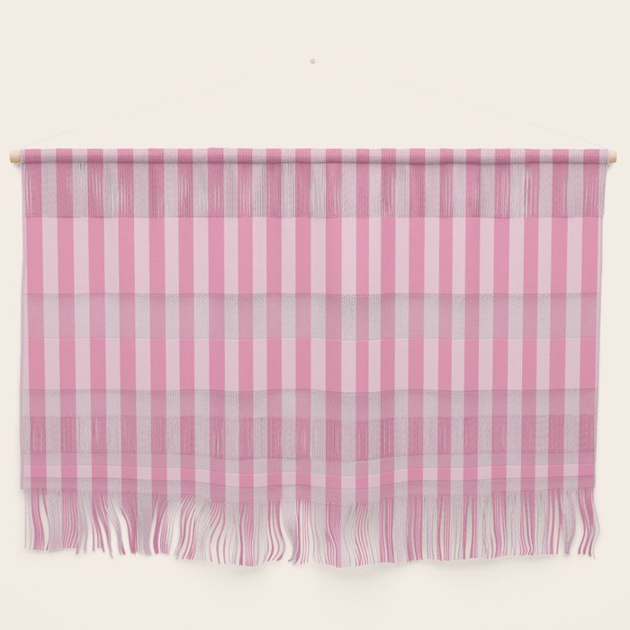 Striped Vertical 2 Pink Wall Hanging Gallery Image 1