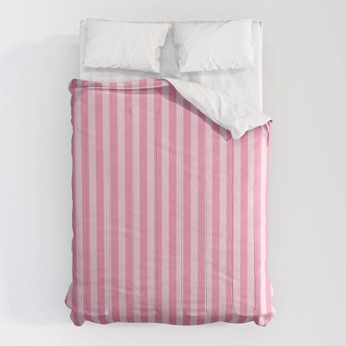 Striped Vertical 2 Pink Comforter Gallery Image 6