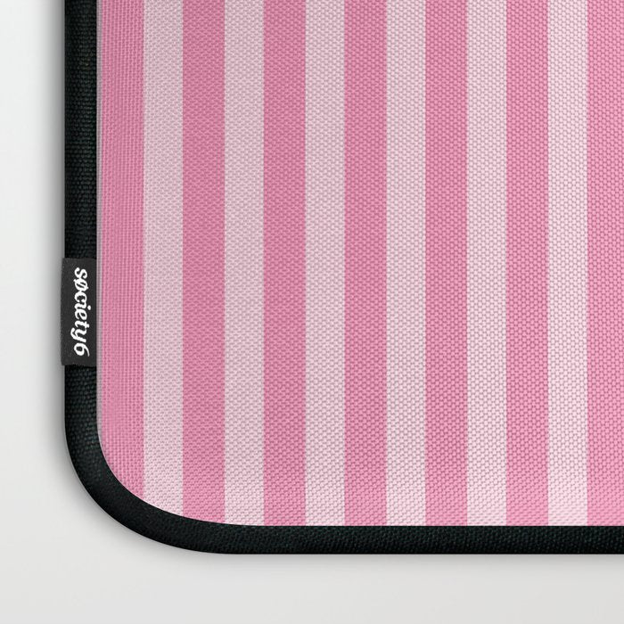 Striped Vertical 2 Pink Laptop Sleeve Gallery Image 3