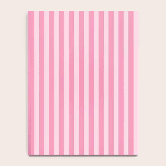 Striped Vertical 2 Pink Notebook Gallery Image 4