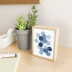 Indigo Ombre Circles Mini Art Print Gallery Image 2