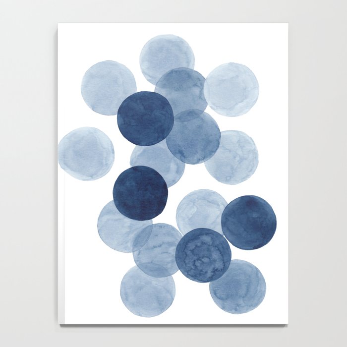 Indigo Ombre Circles Notebook Gallery Image 4