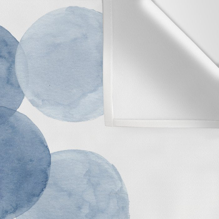 Indigo Ombre Circles Wall Tapestry Gallery Image 3