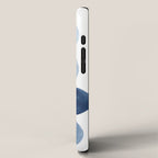 Indigo Ombre Circles iPhone Case Gallery Image 2