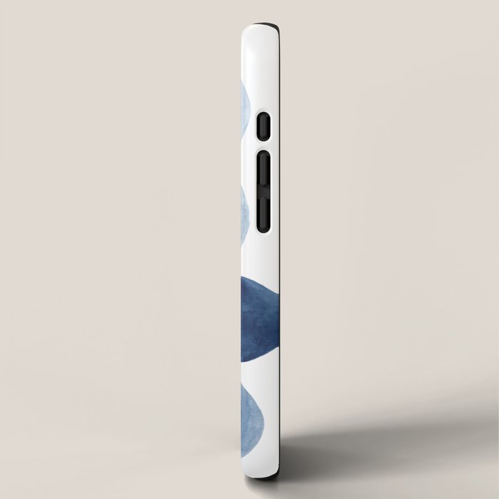 Indigo Ombre Circles iPhone Case Gallery Image 2