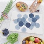Indigo Ombre Circles Cutting Board Gallery Image 2