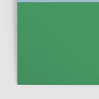 Color Block Minimalist Light Blue and Green Striped Solid Poster Gallery Image 3