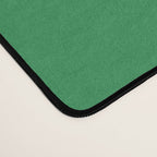 Color Block Minimalist Light Blue and Green Striped Solid Desk Mat Gallery Image 4