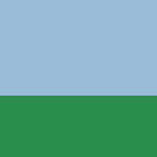 Color Block Minimalist Light Blue and Green Striped Solid Coffee Mug Gallery Image 2