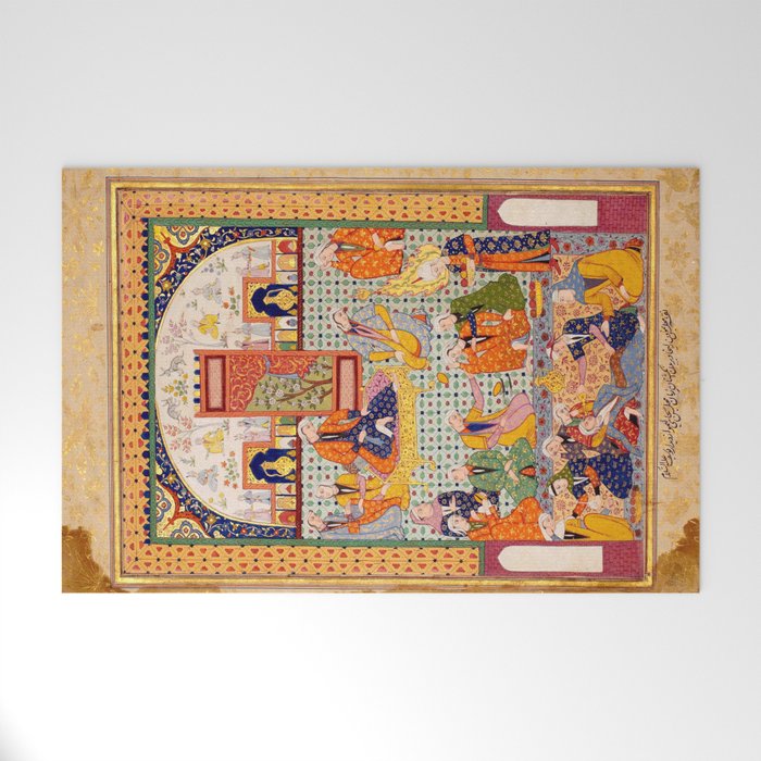  Zulaykhaâs friends cutting their fingers at the sight of Joseph Antique Islamic Art  Welcome Mat Gallery Image 1