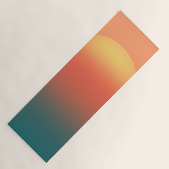 Ocean sunrise Yoga Mat Gallery Image 1