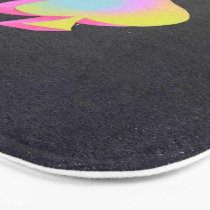 Iridescent Spade Bath Mat Gallery Image 3