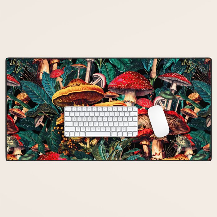 Magic Mushrooms Desk Mat Gallery Image 1