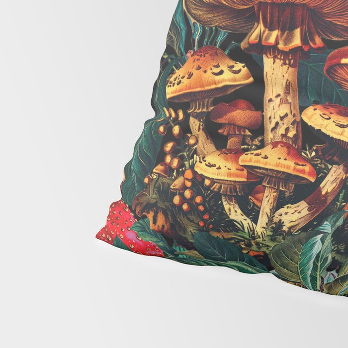 Magic Mushrooms Pillow Sham Gallery Image 4