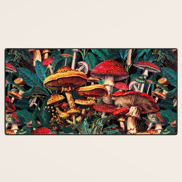Magic Mushrooms Desk Mat Gallery Image 3