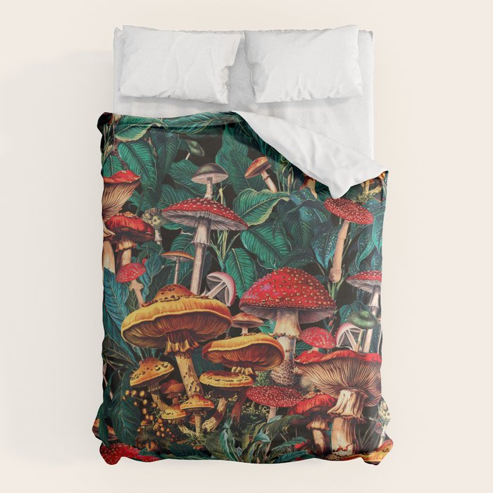 Magic Mushrooms Duvet Cover Gallery Image 1