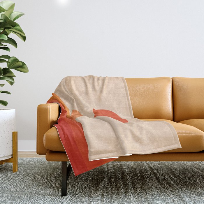 Sun Waves Throw Blanket Gallery Image 1