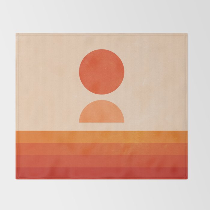 Sun Waves Throw Blanket Gallery Image 2