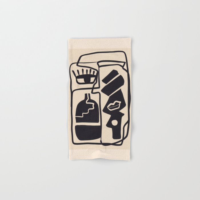 Modern Abstract Minimal Shapes 53 Bath Towel Gallery Image 1