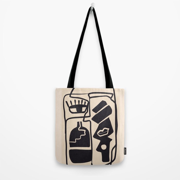 Modern Abstract Minimal Shapes 53 Tote Bag Gallery Image 2