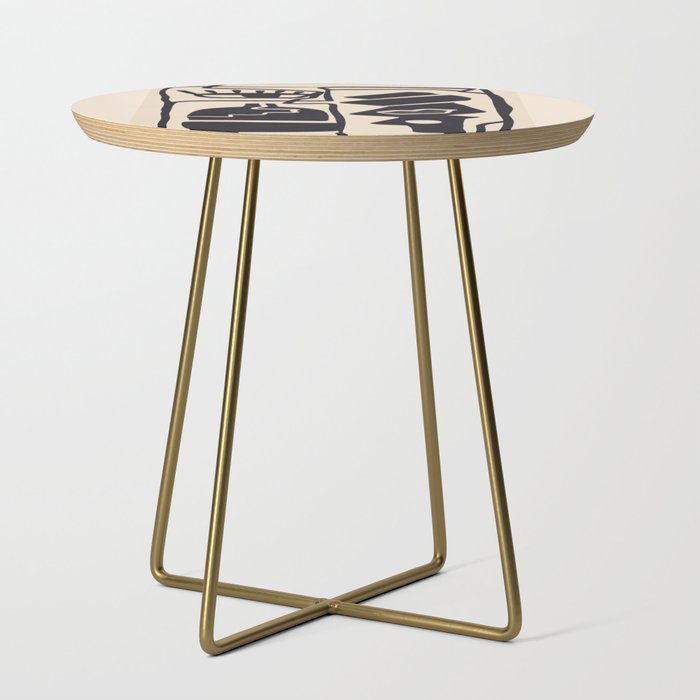 Modern Abstract Minimal Shapes 53 Side Table Gallery Image 1