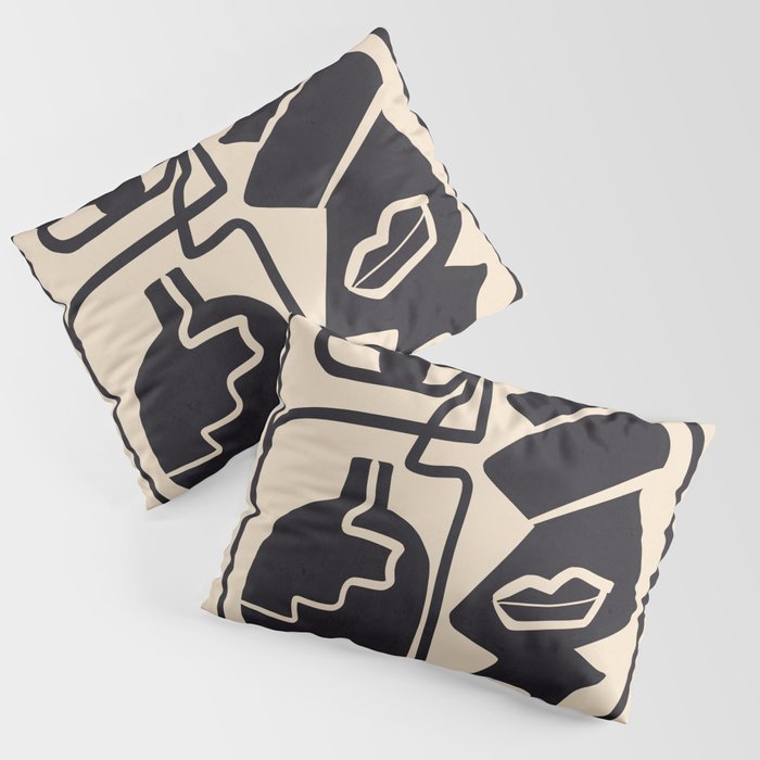 Modern Abstract Minimal Shapes 53 Pillow Sham Gallery Image 3