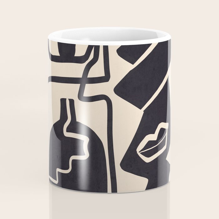 Modern Abstract Minimal Shapes 53 Coffee Mug Gallery Image 4
