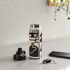 Modern Abstract Minimal Shapes 53 Water Bottle Gallery Image 4