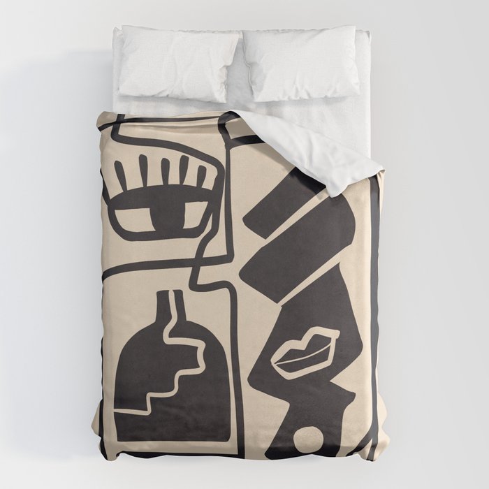 Modern Abstract Minimal Shapes 53 Duvet Cover Gallery Image 6