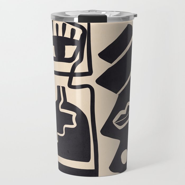 Modern Abstract Minimal Shapes 53 Travel Mug Gallery Image 1