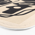 Modern Abstract Minimal Shapes 53 Bath Mat Gallery Image 3