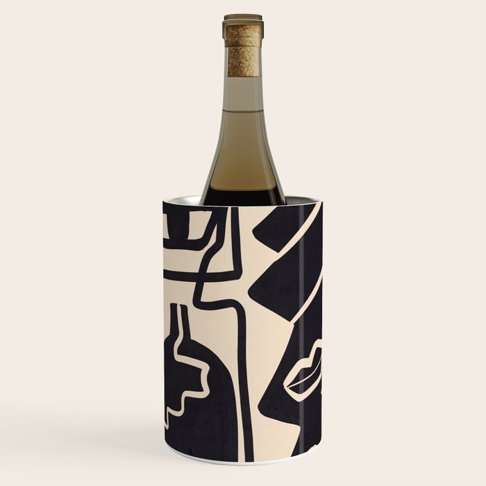 Modern Abstract Minimal Shapes 53 Wine Chiller Gallery Image 1
