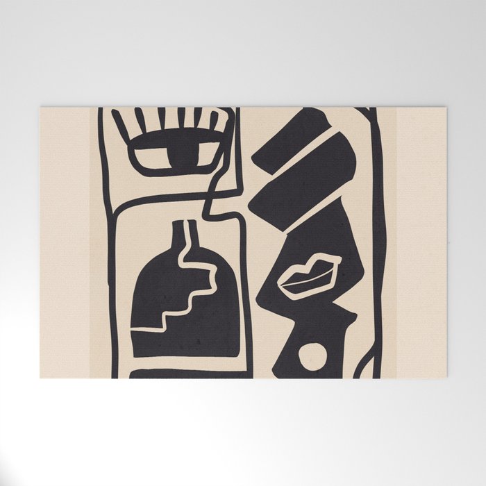 Modern Abstract Minimal Shapes 53 Welcome Mat Gallery Image 1