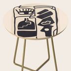 Modern Abstract Minimal Shapes 53 Side Table Gallery Image 2