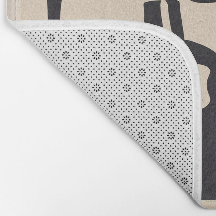 Modern Abstract Minimal Shapes 53 Bath Mat Gallery Image 2