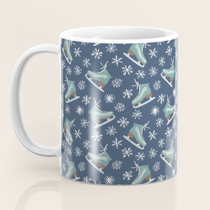 Snowy Ice Skates Coffee Mug Gallery Image 3