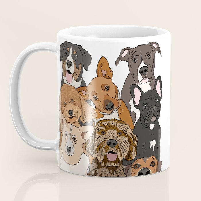 Dog Lover Dog Portrait  Coffee Mug Gallery Image 3