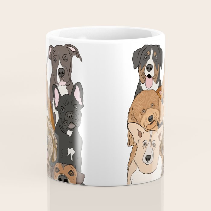 Dog Lover Dog Portrait  Coffee Mug Gallery Image 4