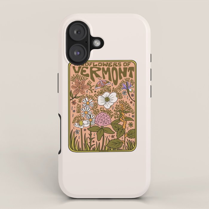 Vermont Wildflowers iPhone Case Gallery Image 1