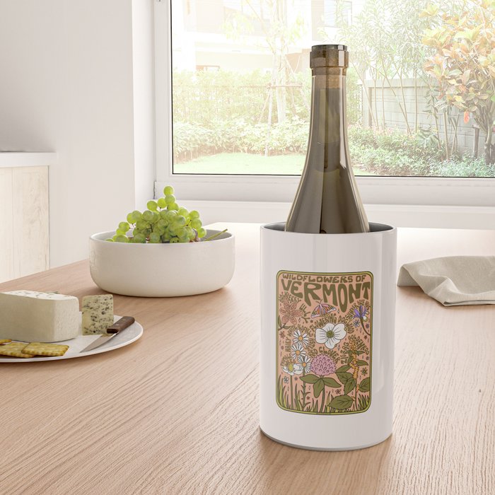 Vermont Wildflowers Wine Chiller Gallery Image 4