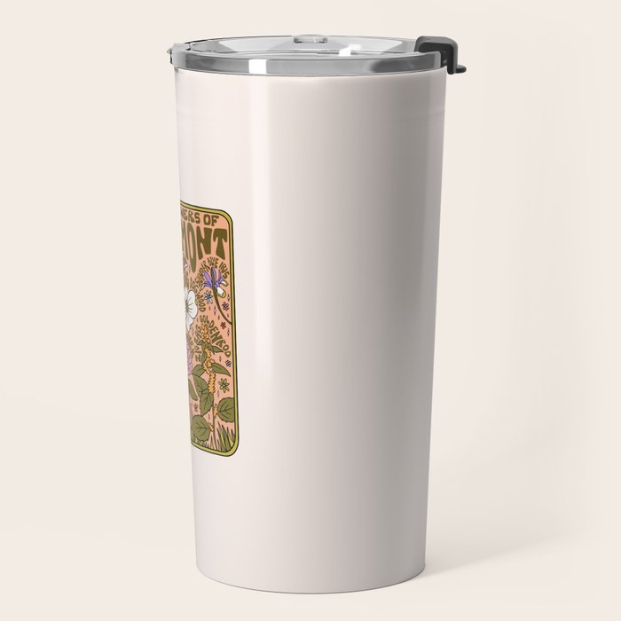 Vermont Wildflowers Travel Mug Gallery Image 2